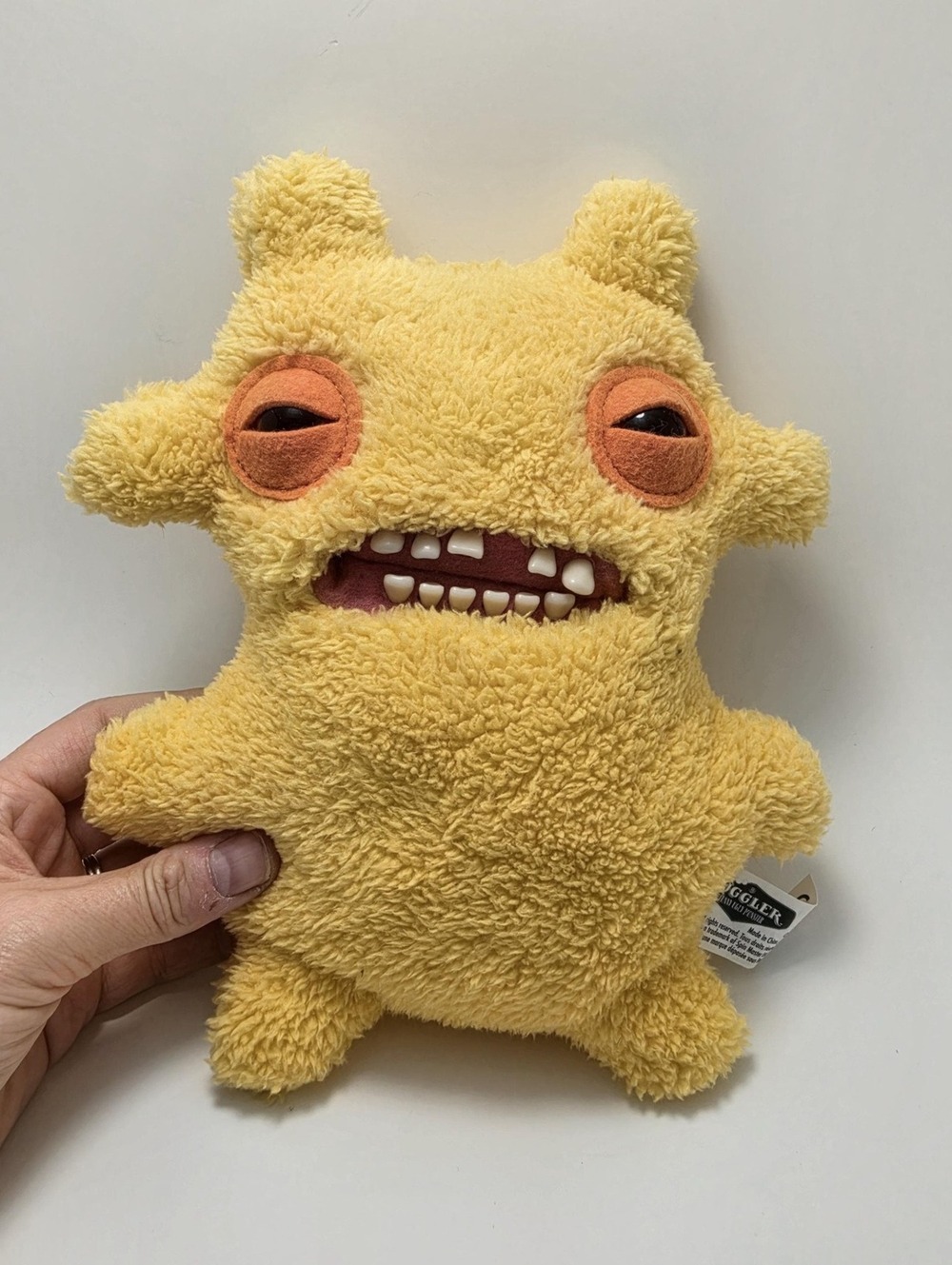 Fuggler Funny Ugly Monster Plush Yellow (9 inch)